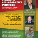 Flyer for the Faith In Health Collaborative Luncheon